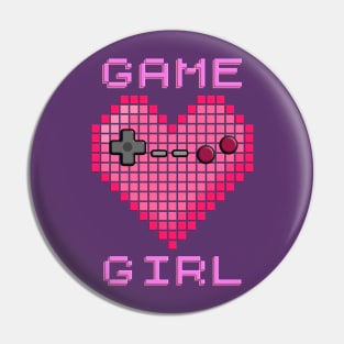 Game Girl Pin