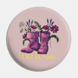 Wild Woman Outdoor Lover Pin