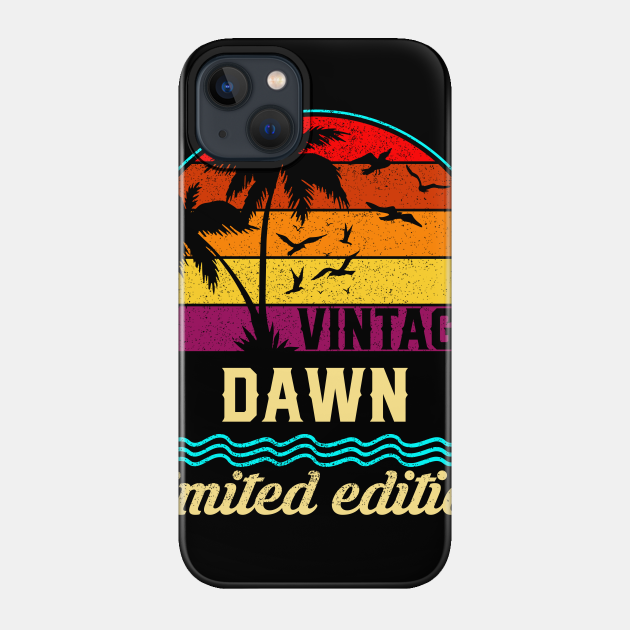 Vintage Dawn Limited Edition, Surname, Name, Second Name - Family Name - Phone Case