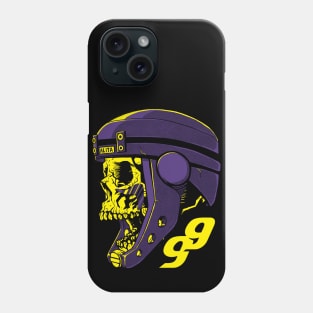 Motorball Skull v3 Phone Case