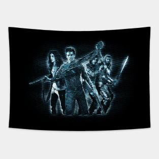 Vintage Dead Characters Movies Retro Tapestry