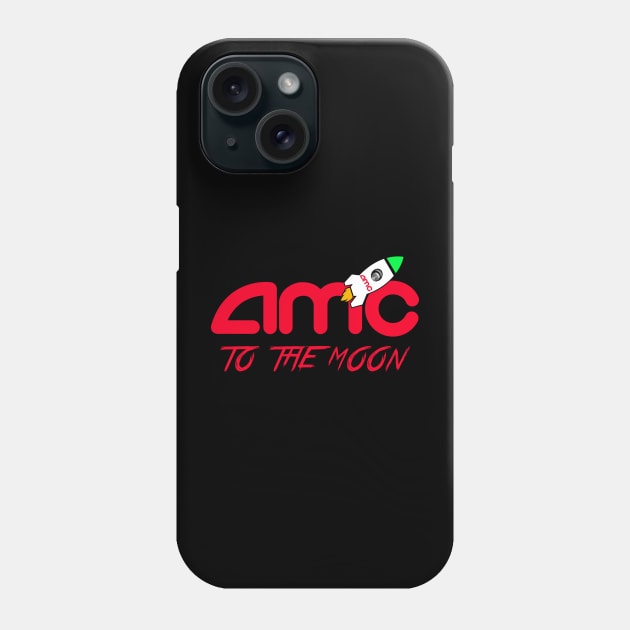 AMC TO THE MOON Phone Case by MAG