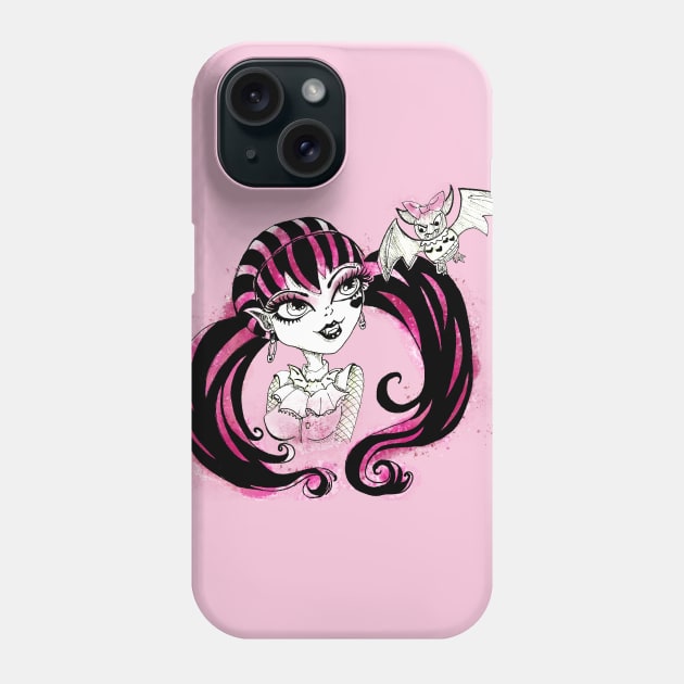 Draculaura Phone Case by Wingedwarrior