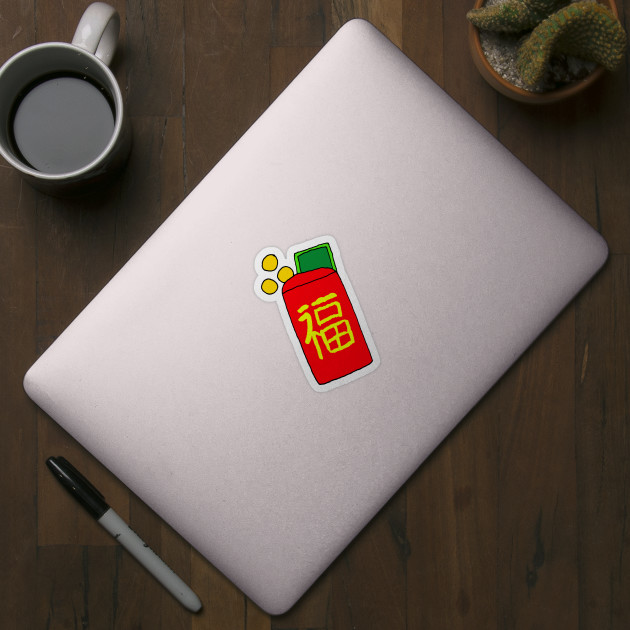 Red Envelope - Chinese New Year Vinyl Sticker