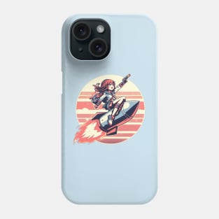 Rocket Pistol Girl Phone Case