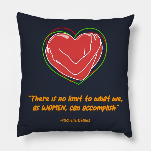 Embrace Equity Quotes 3 Pillow by AchioSHan