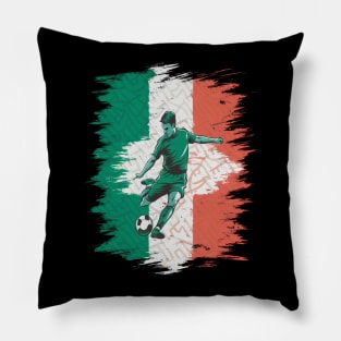 Ireland Soccer " Ireland Soccer Team Irish Flag " Pillow