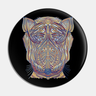 Weird abstract animal face #2 Pin