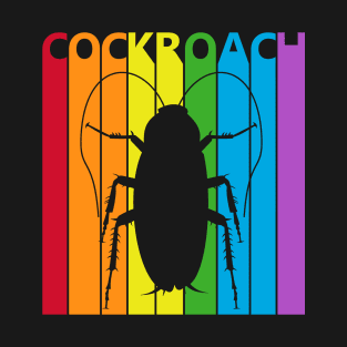 Cute Animal Rainbow Cockroach T-Shirt