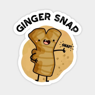 Ginger Snap Funny Food Herb Spice Pun Magnet