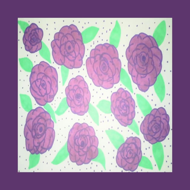 Purple Roses by DanielleGensler