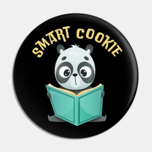 Cute Smart Cookie Sweet little reading panda hello cute baby outfit Pin