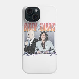 Biden And Harris / Retro Style Faded Fan Design Phone Case