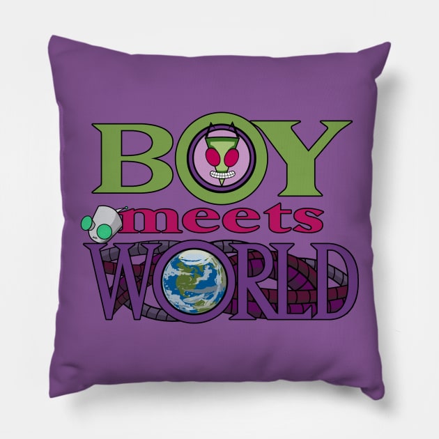 Boy meets World - Zim Pillow by MadKingKev