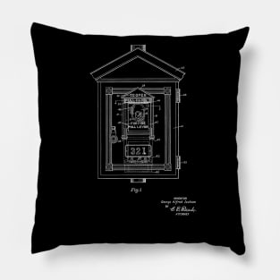 Attachment for Signal Box Vintage Patent Drawing Funny Novelty T-Shirt Pillow