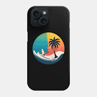 summer surfing vibe Phone Case