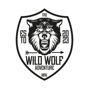 Wild wolf  design T-Shirt