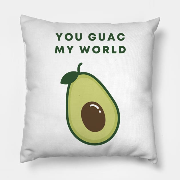 You Guac My World Pillow by honeydesigns