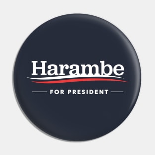 Harambe For President Pin