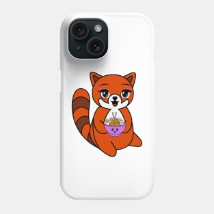 Red Panda Ramen Phone Case