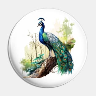 Peafowl Pin