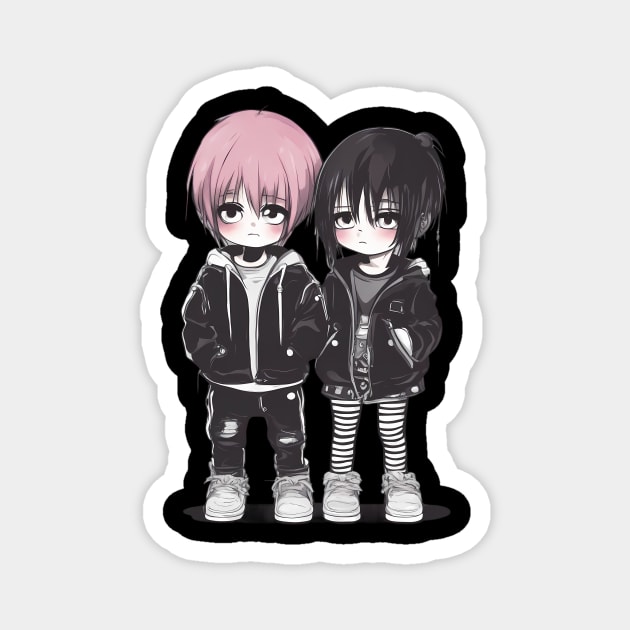 Kawaii Emo Magnet by animegirlnft