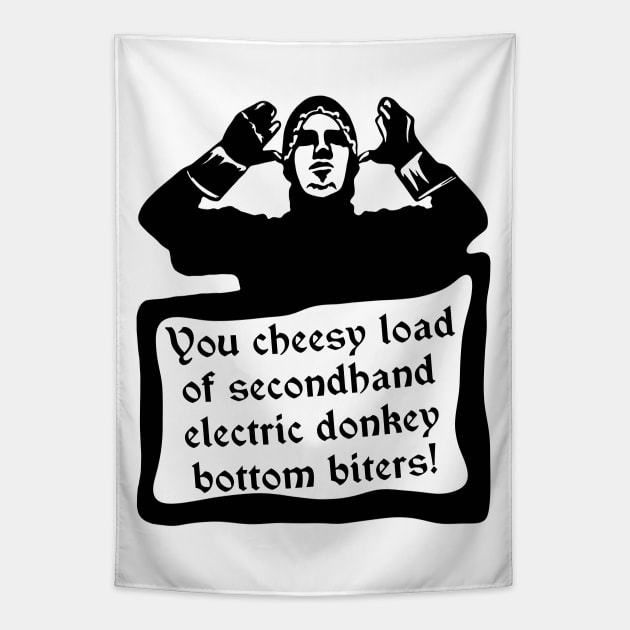 Holy Grail French Taunt Tapestry by Slightly Unhinged