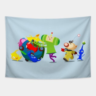 Katamari Vs Pikmin Tapestry