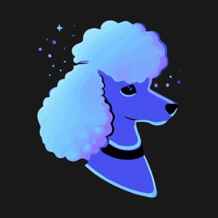 Vaporwave Poodle Dog Lover Puppy T-Shirt