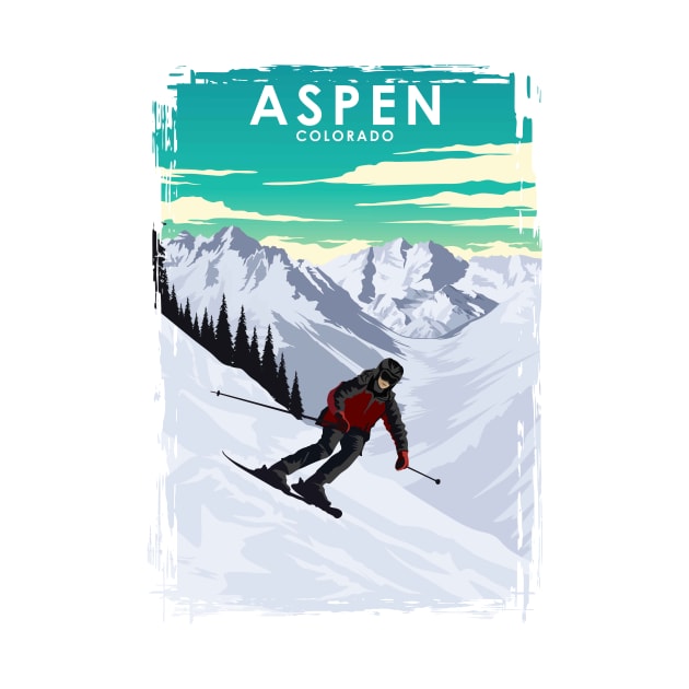 Aspen Colorado Ski Resort by jornvanhezik