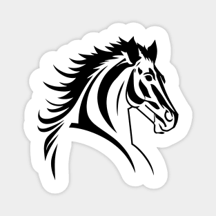 Gorgeous Horse silhouette Magnet