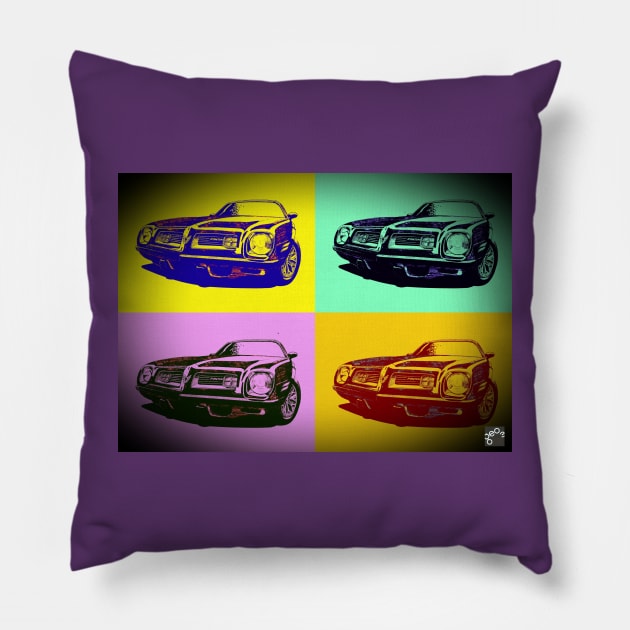 Geo3Doodles TA Pop t'art doodle Pillow by Geo3doodles