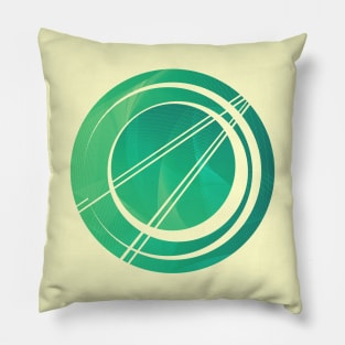 Geometric circle mint minimal Pillow