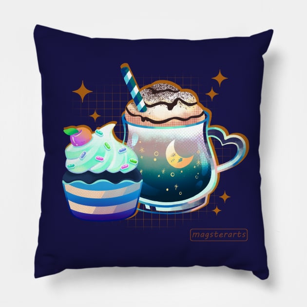 The Deadly Midnight Snack Pillow by magsterarts