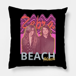 Beach House Vintage 2004 // Original Fan Design Artwork Pillow