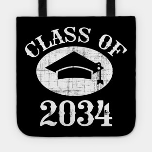 Class of 2034 Grow With Me Shirt First Day of School Tote