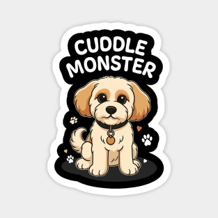 Cuddle Monster – Cute Cavachon / Cavapoo Style Cartoon Dog Design Magnet