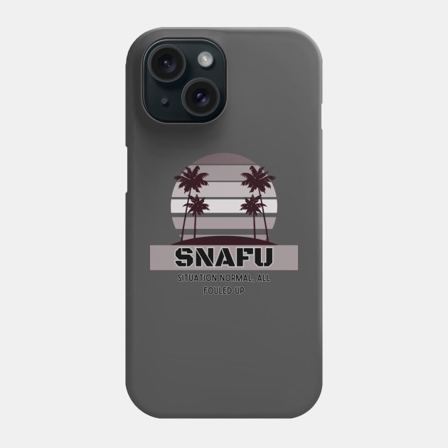 SNAFU Phone Case by baseCompass