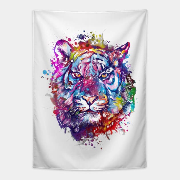 tiger Tapestry by BekimART