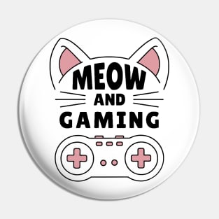 MEOW & GAMING Pin