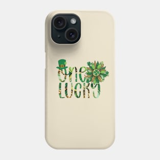 one lucky st patricks day gift Phone Case