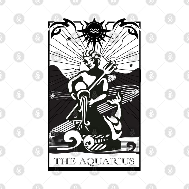 Aquarius Zodiac Sign Illustration by mumeaw