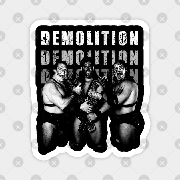 Demolition Trio Magnet by RetroVania
