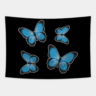 Colorful Butterfly , Cute Light Butterflies Gift Idea Tapestry