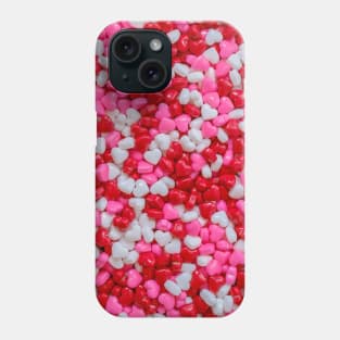 Candy Sprinkle Hearts Phone Case