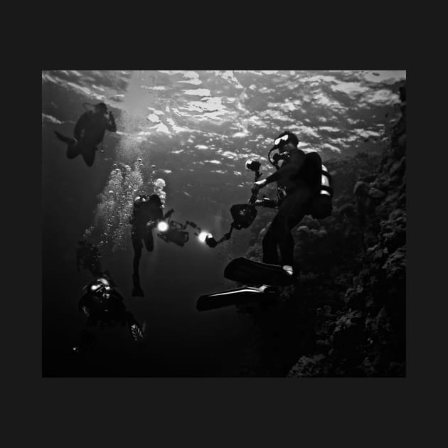 COUSTEAU EN NOIR by dumbodancer