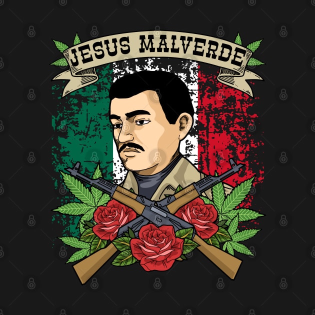 Jesus Malverde Shirt For Women & Men Gifts Jesus Malverde by PomegranatePower