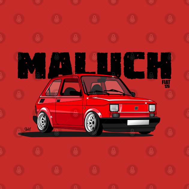 FIAT 126 MALUCH by shketdesign