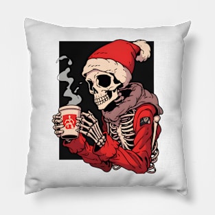 Christmas Celebration with a Skull Twist Pillow