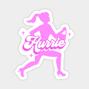 Hurrie Running Barbie Magnet